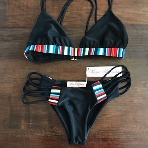 MH Embroidered Band Bikini, S